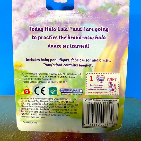 MY LITTLE PONY G3 NWT VTG 2005 BABY SANDY ISLAND PONY TARGET EXCLUSIVE w/BRUSH - Picture 10 of 14